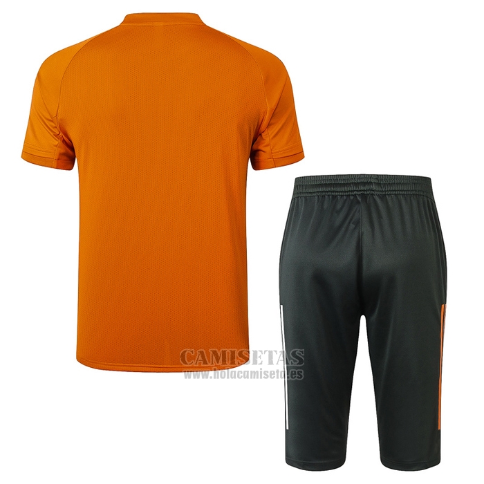 Chandal del Manchester United Manga Corta 2020-2021 Naranja